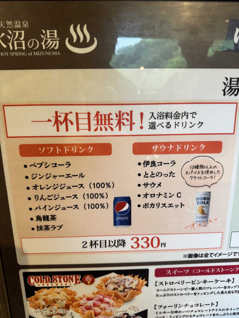 サウナベイビーTATAさんの駅の天然温泉 水沼の湯のサ活写真