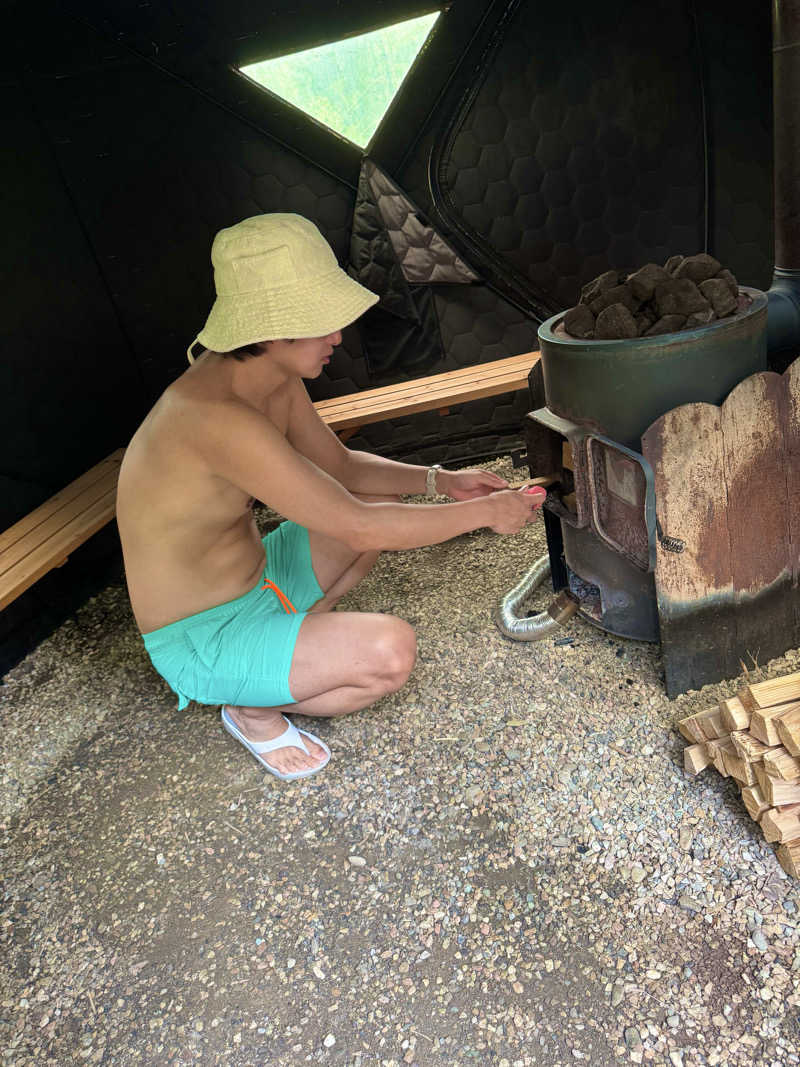 サウナベイビーTATAさんの道志川サウナのサ活写真