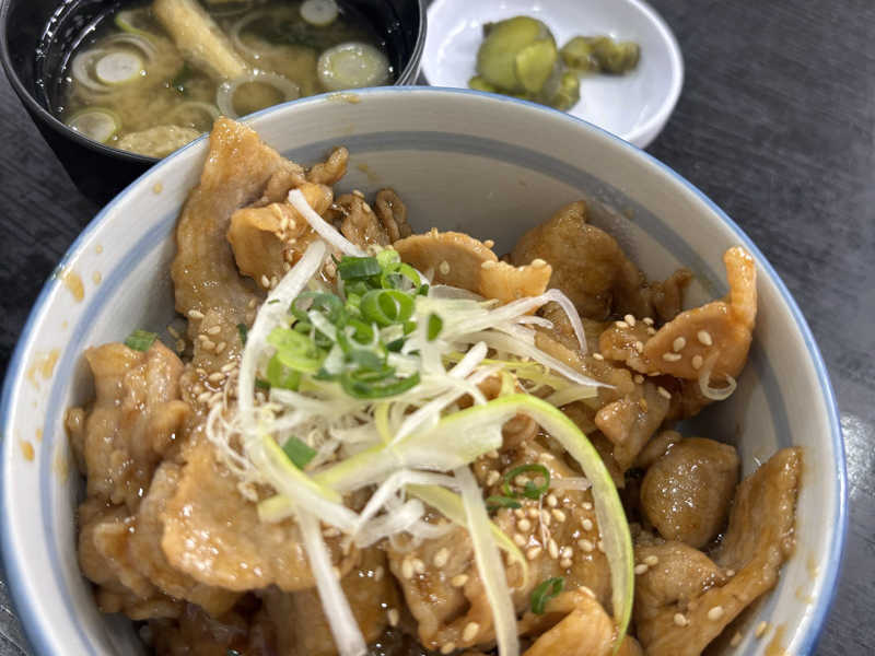 スタミナ丼 : ヨコヤマ・ユーランド鶴見（横浜市）のサウナ飯 - サウナ