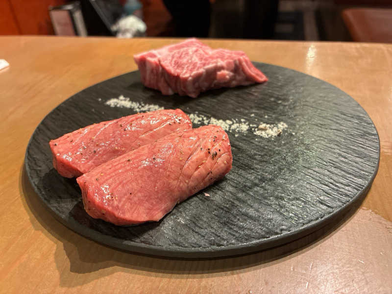 厚切りタン、ハラミ