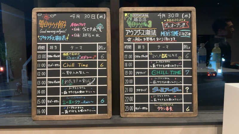 ちょくさんの毎日サウナ 越谷店のサ活写真