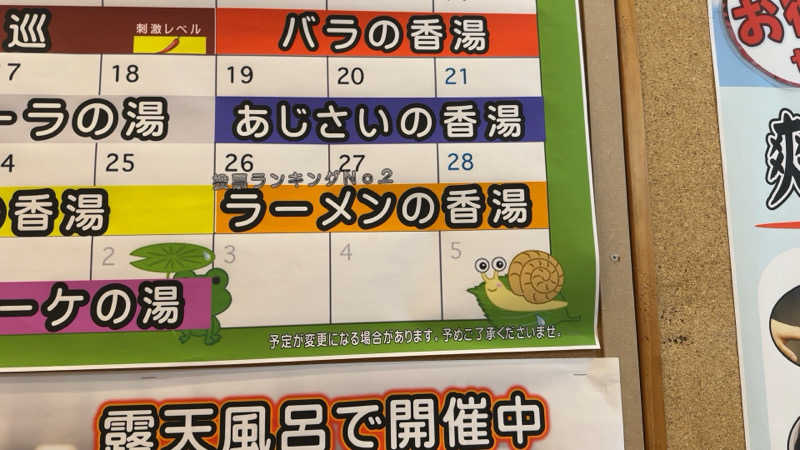 ちょくさんの越谷健美の湯のサ活写真