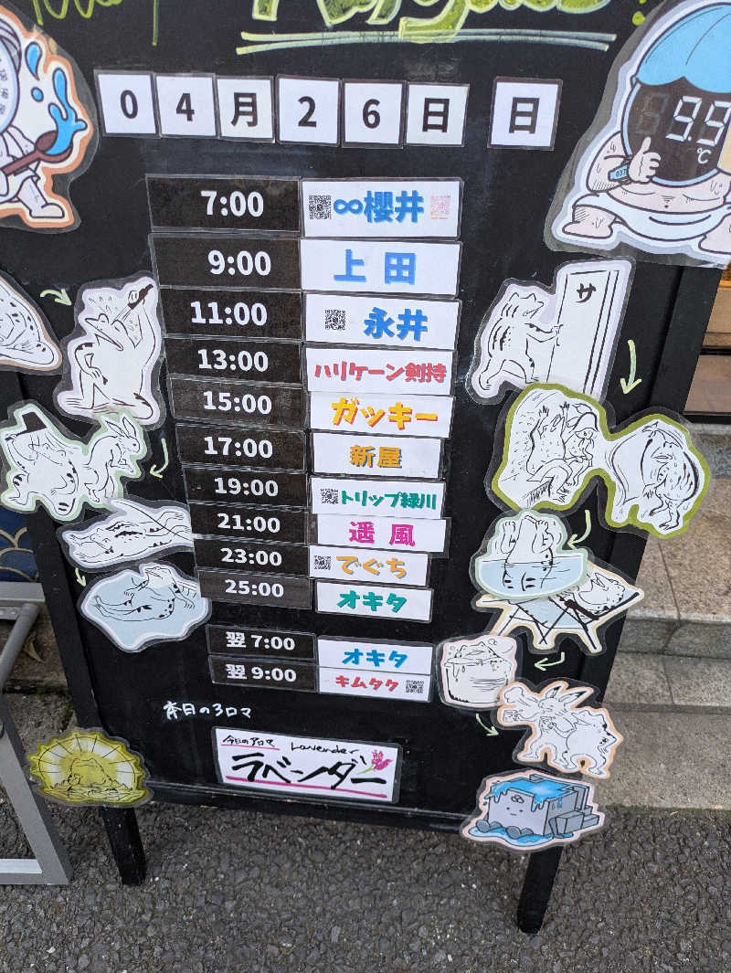 ぱんたろぉさんの泊まれるサウナ屋さん 品川サウナのサ活写真