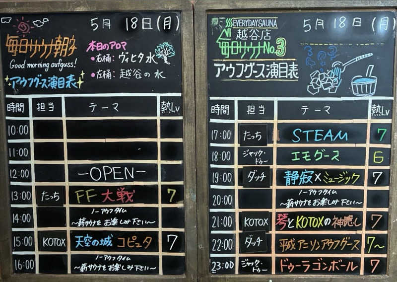 kojiさんの毎日サウナ 越谷店のサ活写真