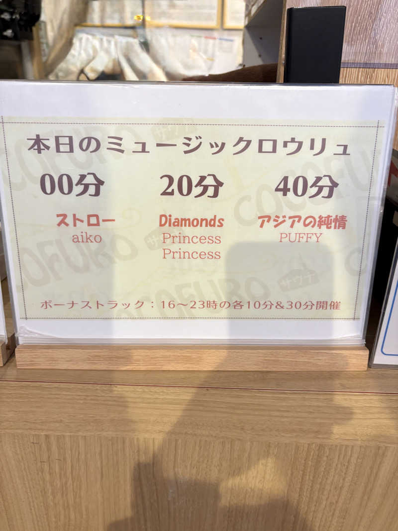 フロサワ KSKさんのCOCOFURO たかの湯のサ活写真