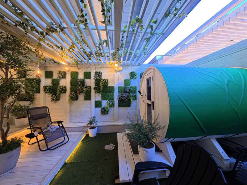 メシソン増田さんのプライベート駅サウナ ととの場のサ活写真