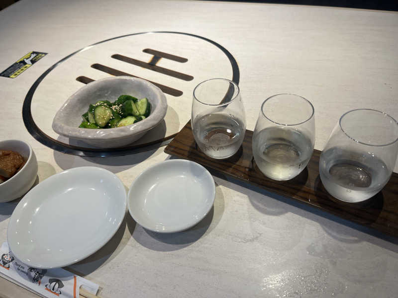 日本酒3種飲み比べ🍶