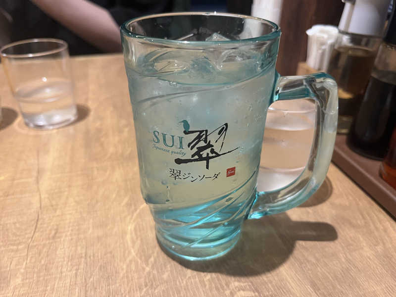 翠ジンソーダ