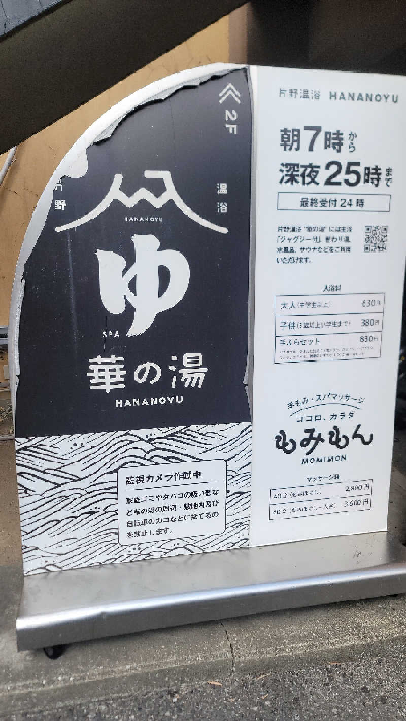 自遊人さんの華の湯 片野店のサ活写真