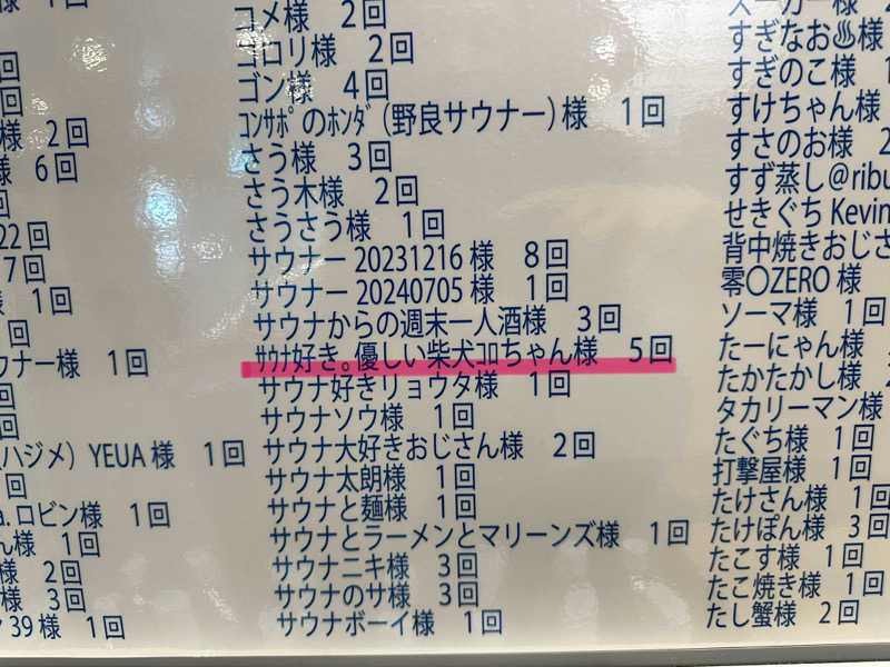 サウナ好き。優しい柴犬コロちゃん。さんのサウナ&カプセルホテル レインボー新小岩店のサ活写真