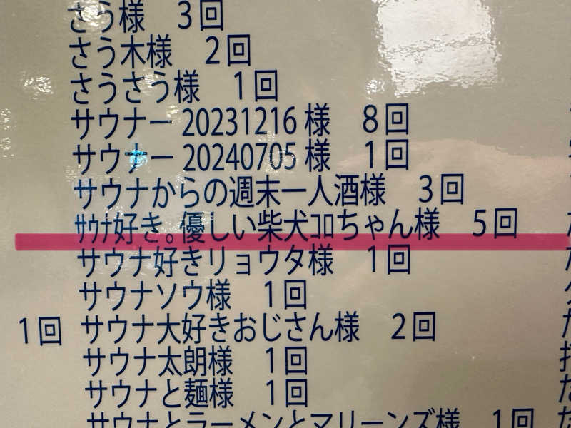 サウナ好き。優しい柴犬コロちゃん。さんのサウナ&カプセルホテル レインボー新小岩店のサ活写真