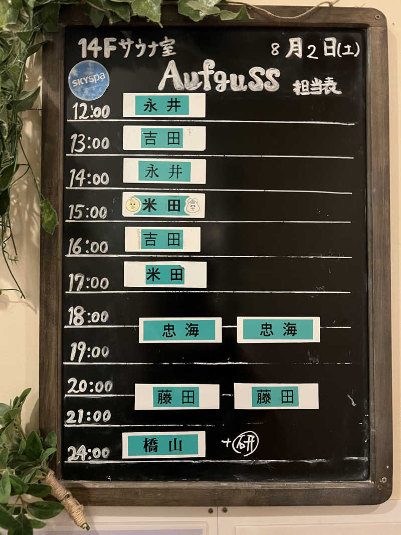 ⭕️サさんのスカイスパYOKOHAMAのサ活写真