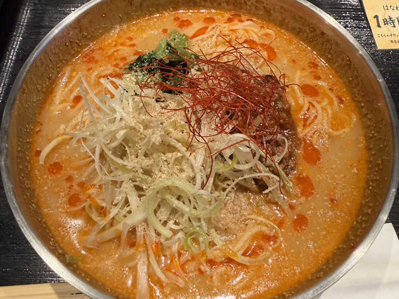 冷やし担々麺 : 毎日サウナ東京 幕張店（千葉市）のサウナ飯 - サウナ