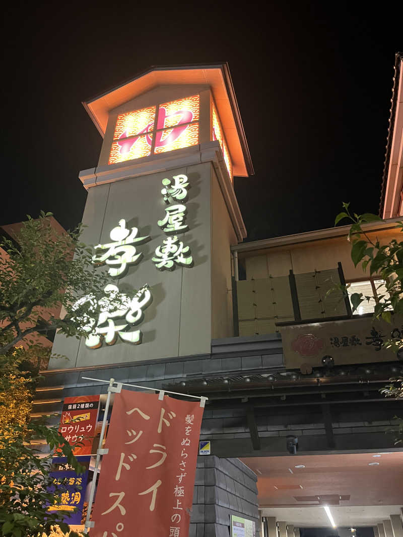 大垣サウナハット君さんの湯屋敷孝楽のサ活写真