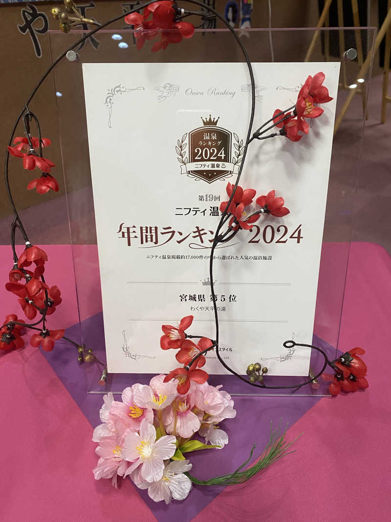 Yuka.さんのわくや天平の湯のサ活写真