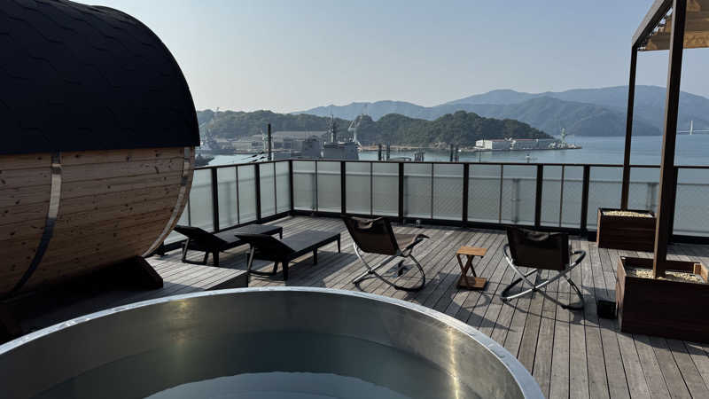 まき@京都モルックさんの海の見える絶景サウナのサ活写真