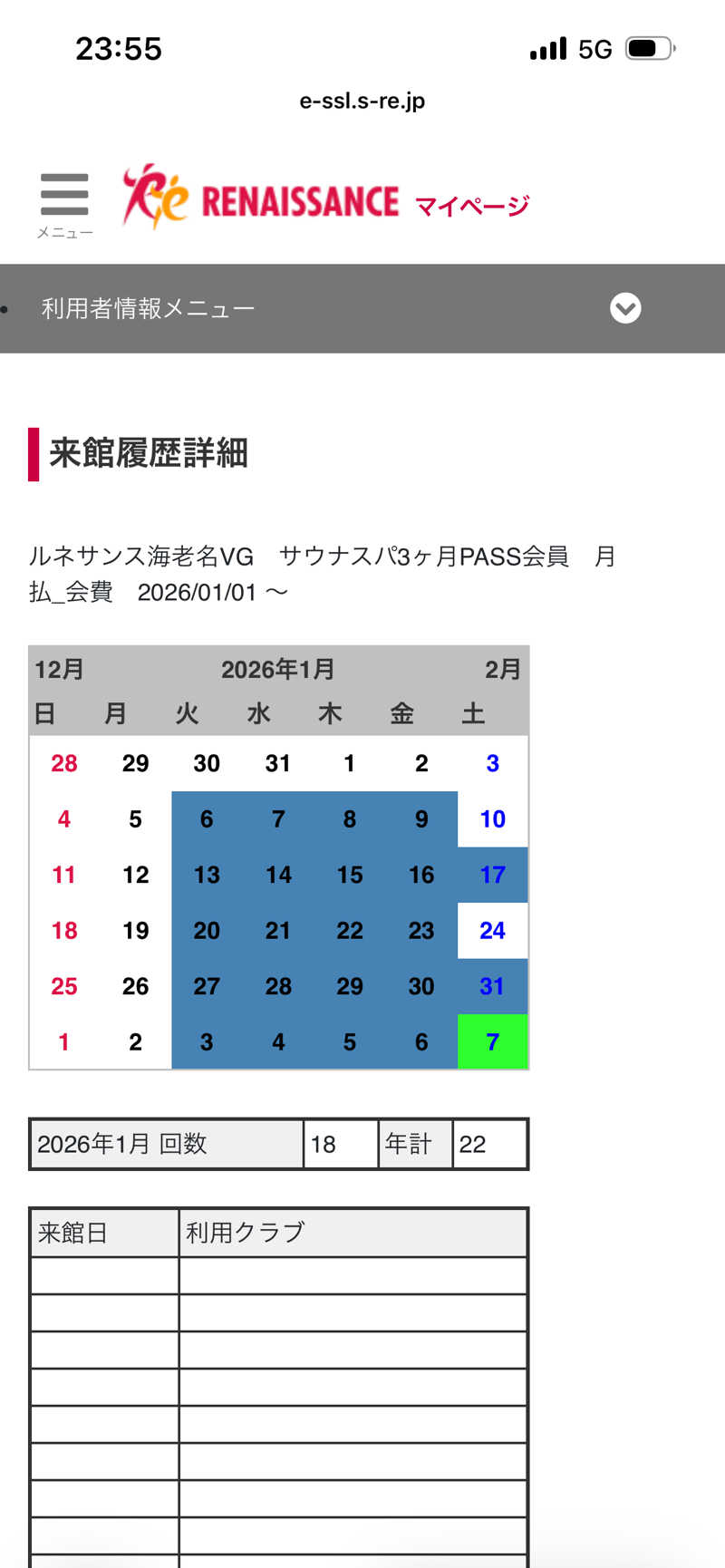みやまささんのおふろの王様 海老名店のサ活写真