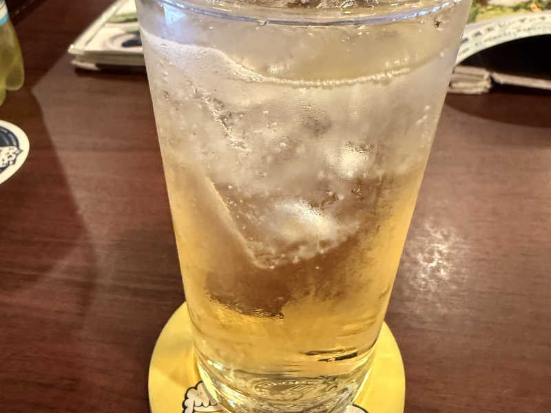 梅酒ソーダ割り