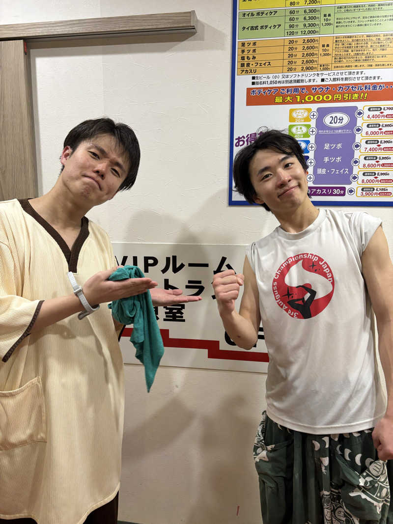 ミディアム・ザ・翔くんさんのグランドサウナ心斎橋のサ活写真