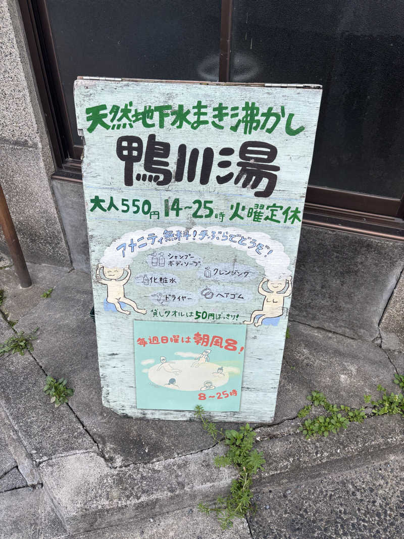 ミディアム・ザ・翔くんさんの鴨川湯のサ活写真