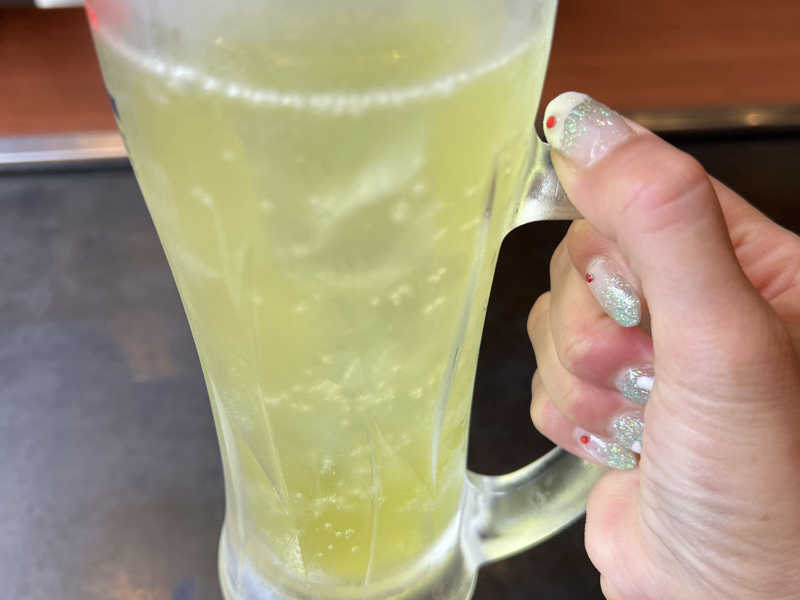 パイン酎ハイとゆず酎ハイ