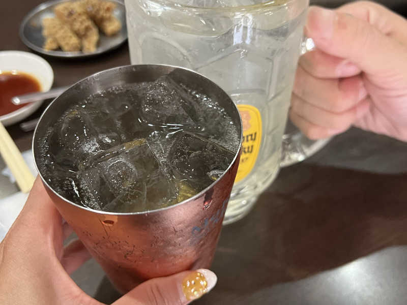 梅酒ソーダ割り