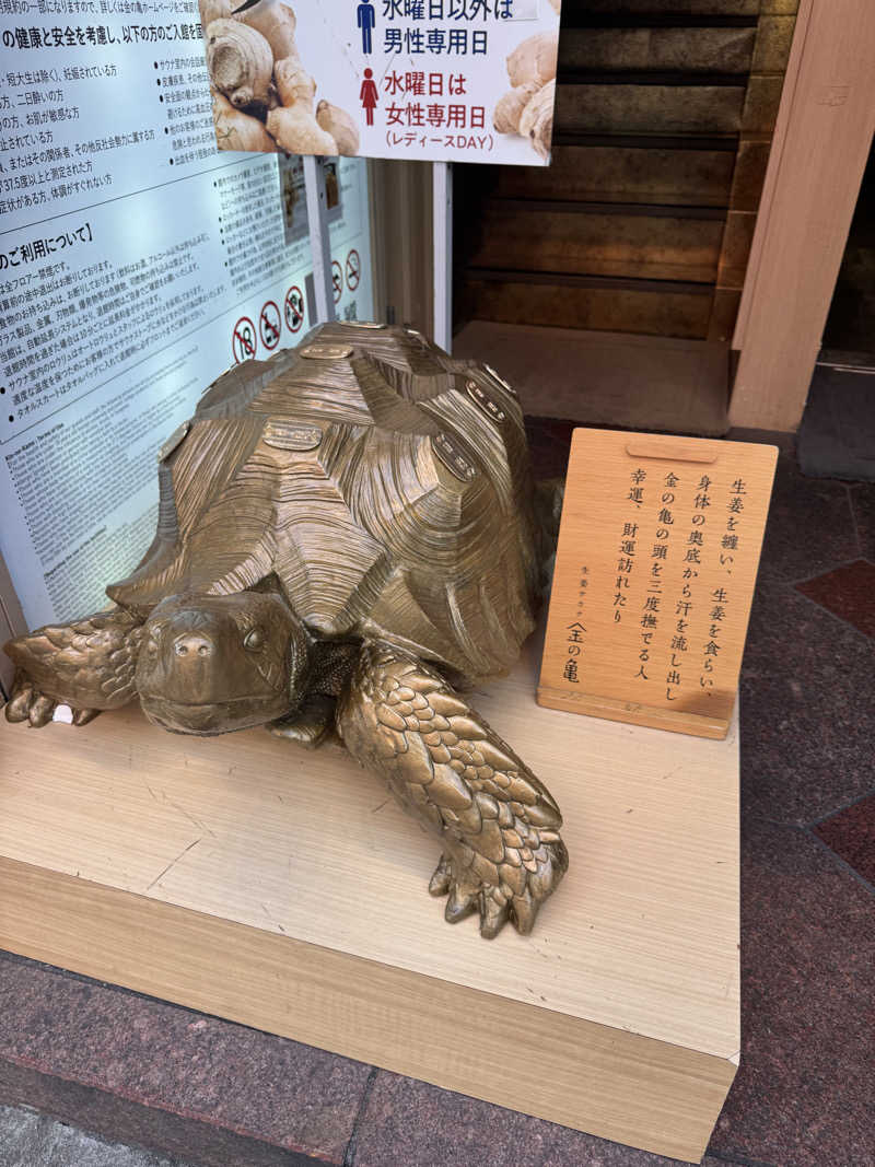 おゆきさんの生姜サウナ 金の亀のサ活写真