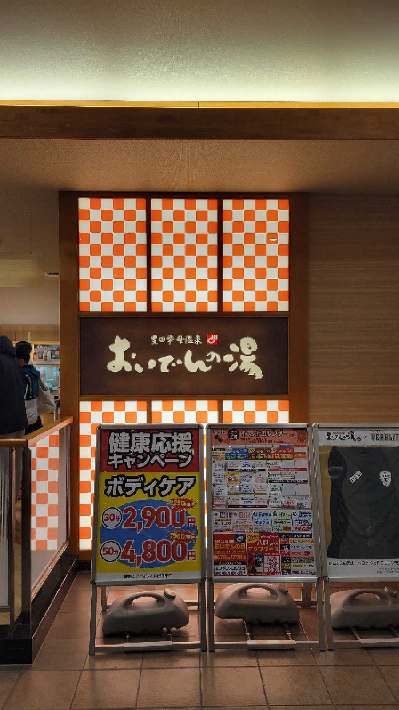 ブサメン虫男(むしお)さんの豊田挙母温泉 おいでんの湯のサ活写真