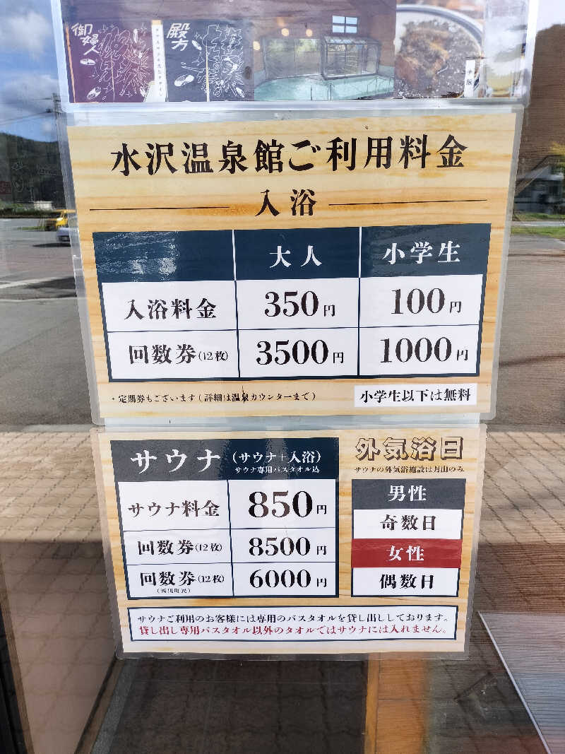 みやさんさんの水沢温泉館のサ活写真