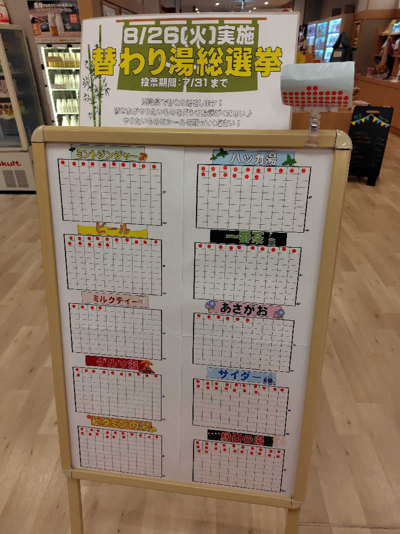 UT（ソロ）さんの南柏天然温泉すみれのサ活写真