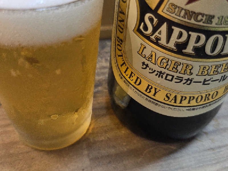 別のお店で、サッポロラガー