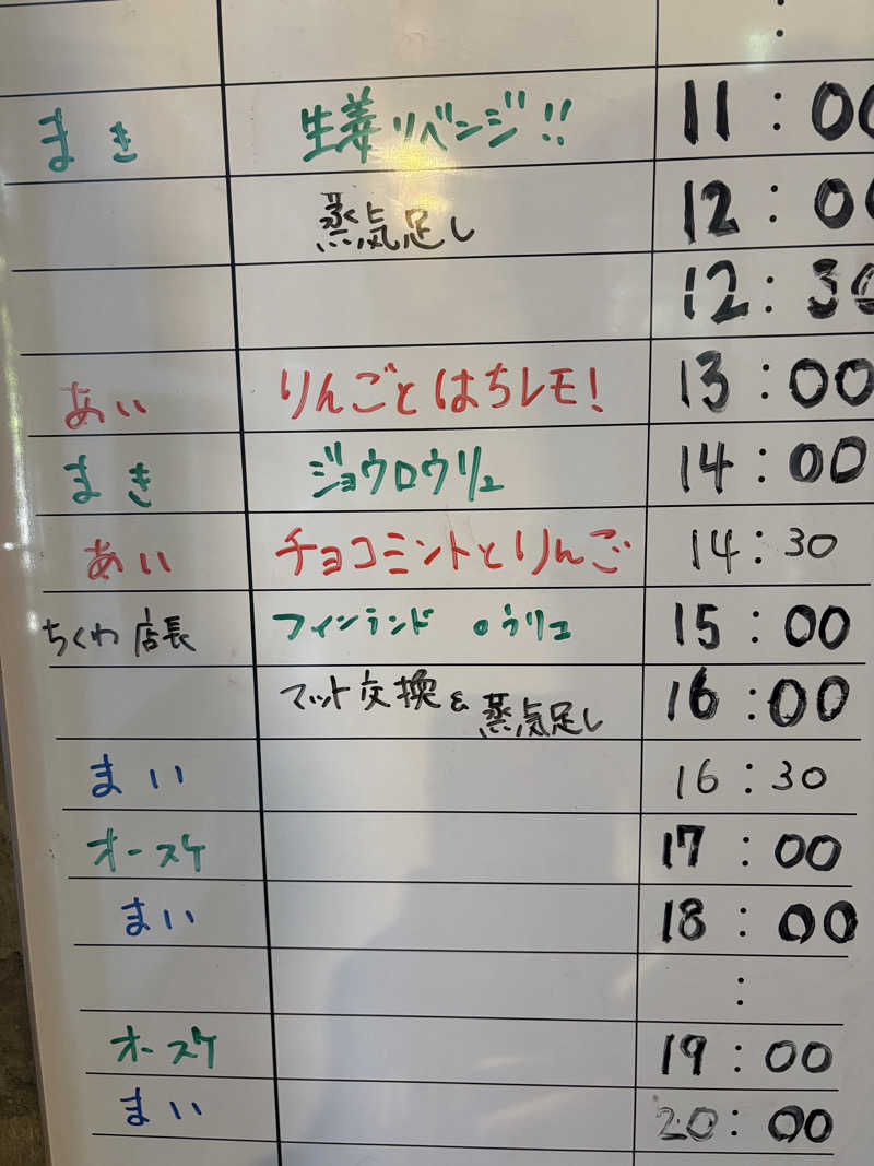 ユデタロスさんのサウナヘヴン草加のサ活写真