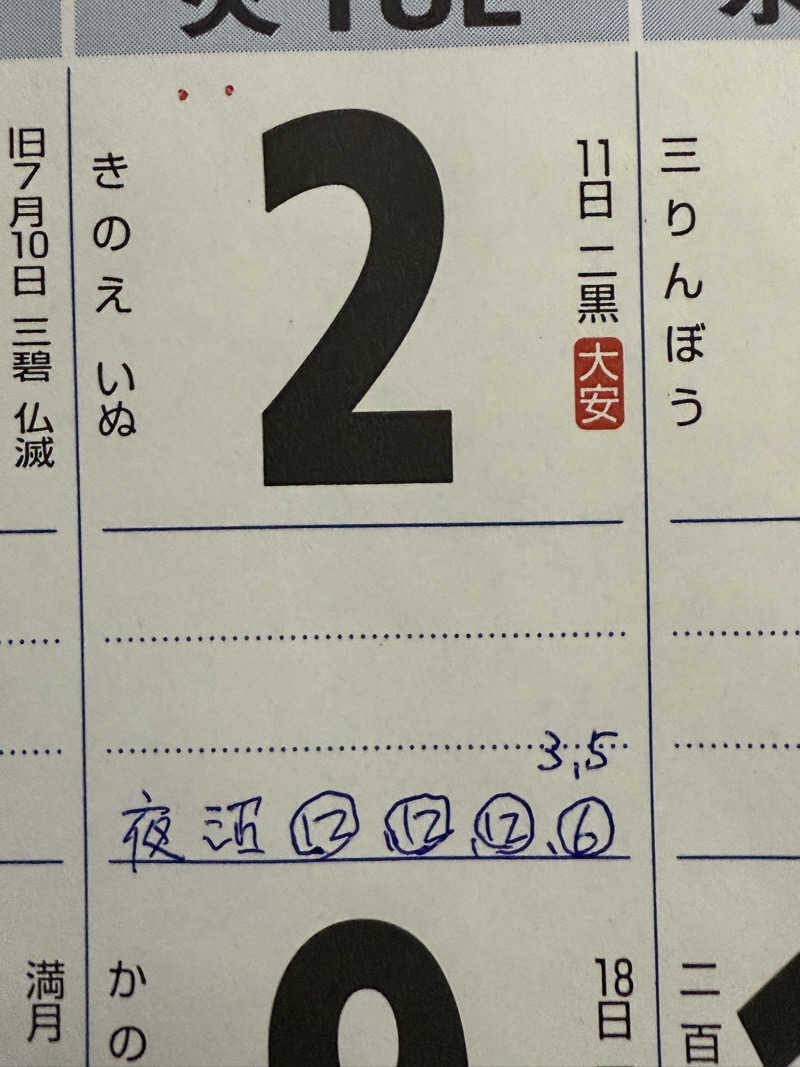 色黒masterさんの沼館温泉会館のサ活写真