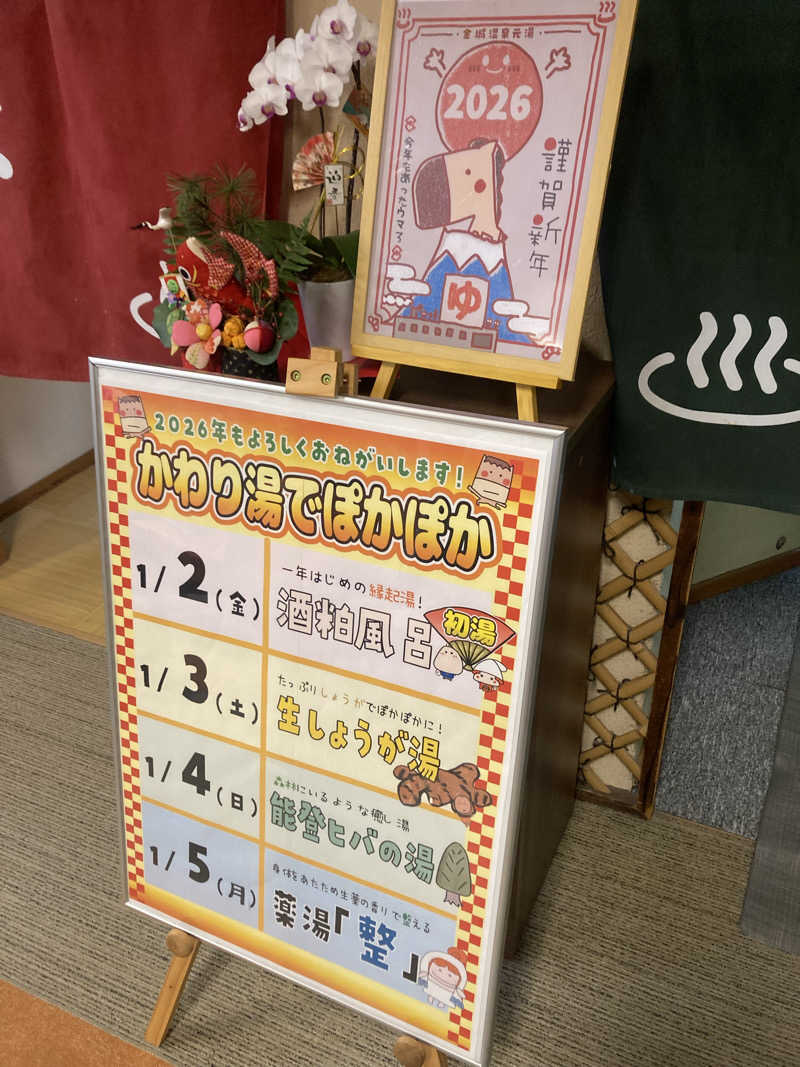 ダークサイド月さんの金城温泉元湯のサ活写真