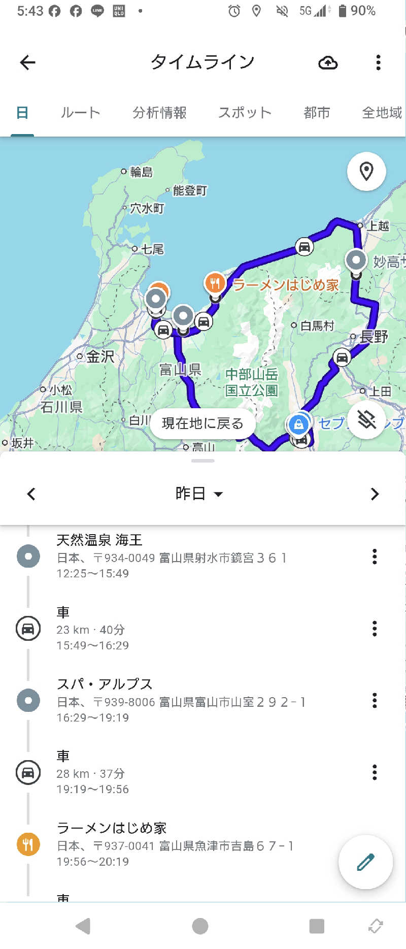 ぷく三郎助さんのスパ・アルプスのサ活写真