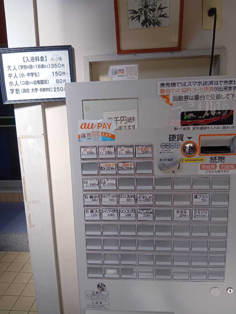 ごっさんさんのほっこり湯のサ活写真