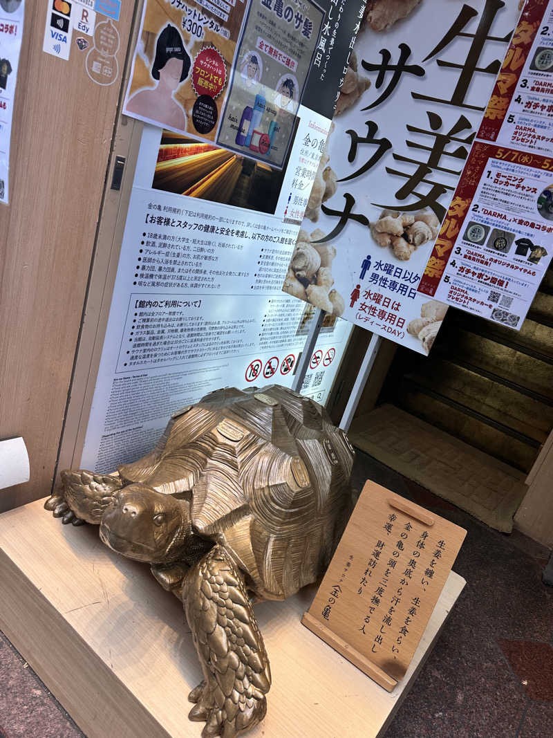 ᴍɪᴋᴜɴɪさんの生姜サウナ「金の亀」のサ活写真
