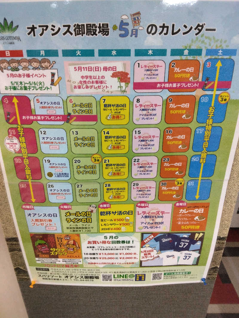 養殖はげさんのスパリゾート オアシス御殿場のサ活写真