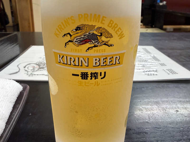 生ビール中