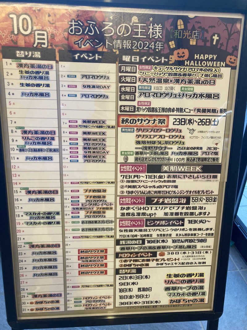 みっこさんのおふろの王様 和光店のサ活写真