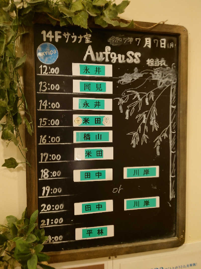 田舎のジャイアンさんのスカイスパYOKOHAMAのサ活写真
