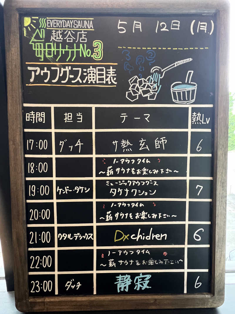 Mr.さんの毎日サウナ 越谷店のサ活写真