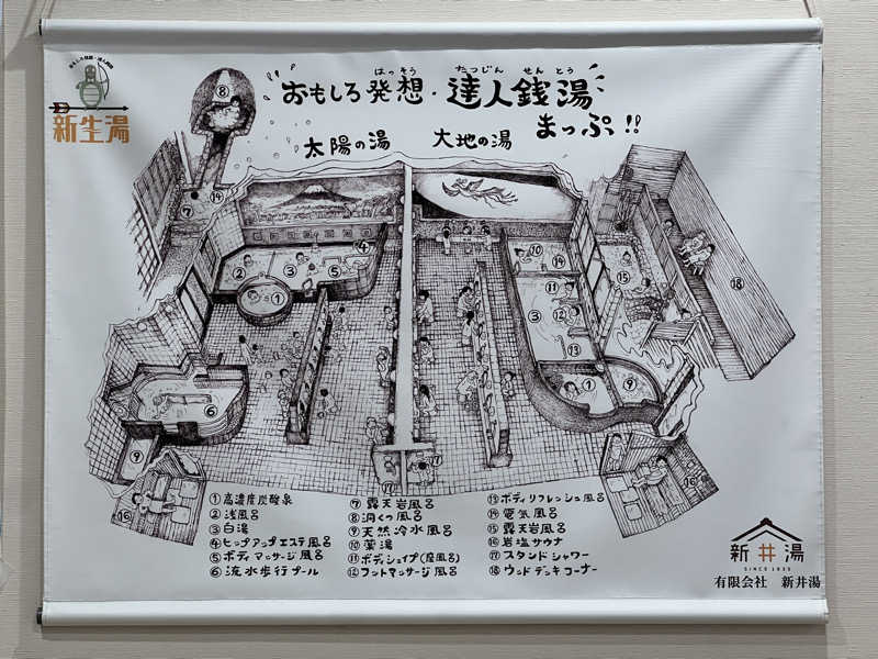 Mr.さんの新生湯のサ活写真