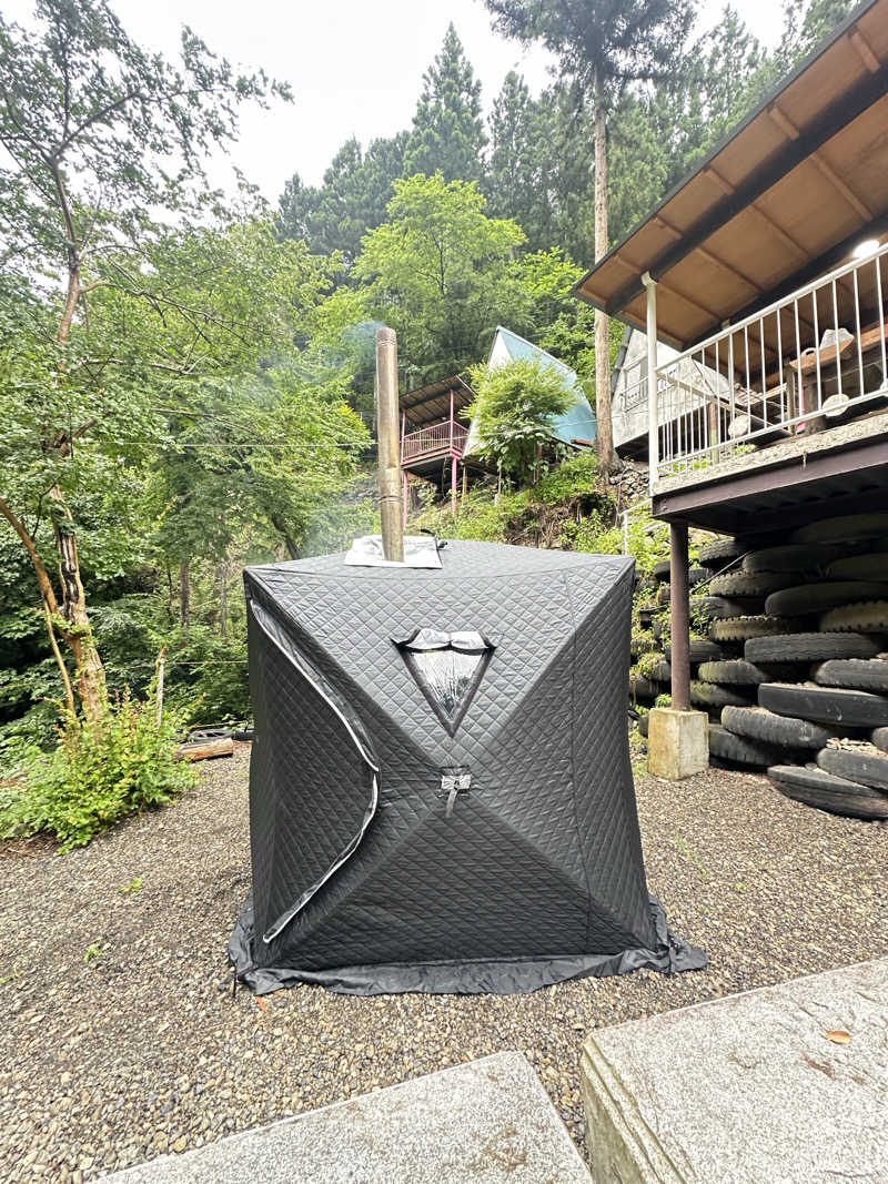 鬼蒸さんの玉川キャンプ村のサ活写真