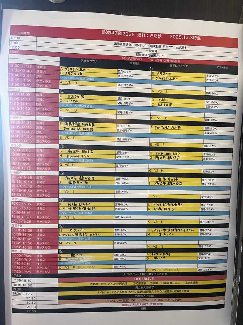 ハヤト.EMU（えむ）熱波師さんのファンタジーサウナ&スパおふろの国のサ活写真