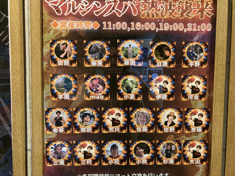 T.Katoさんの天空のアジト マルシンスパのサ活写真