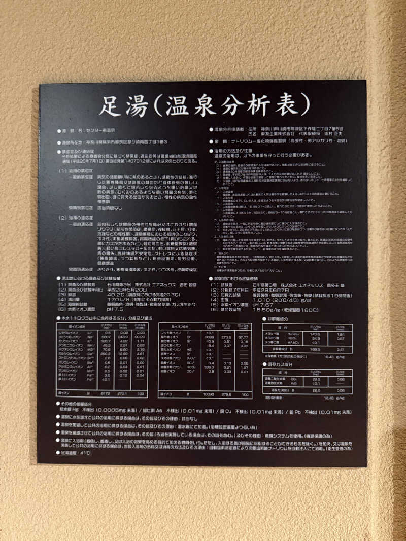 豆大福さんのセンター南温泉 湯もみの里のサ活写真