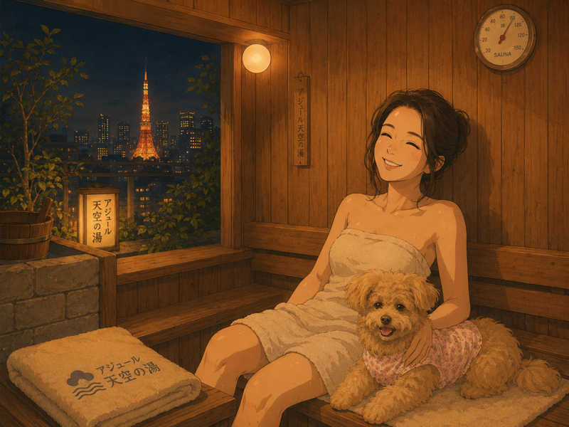 Saoriさんのアジュール竹芝 天空の湯のサ活写真