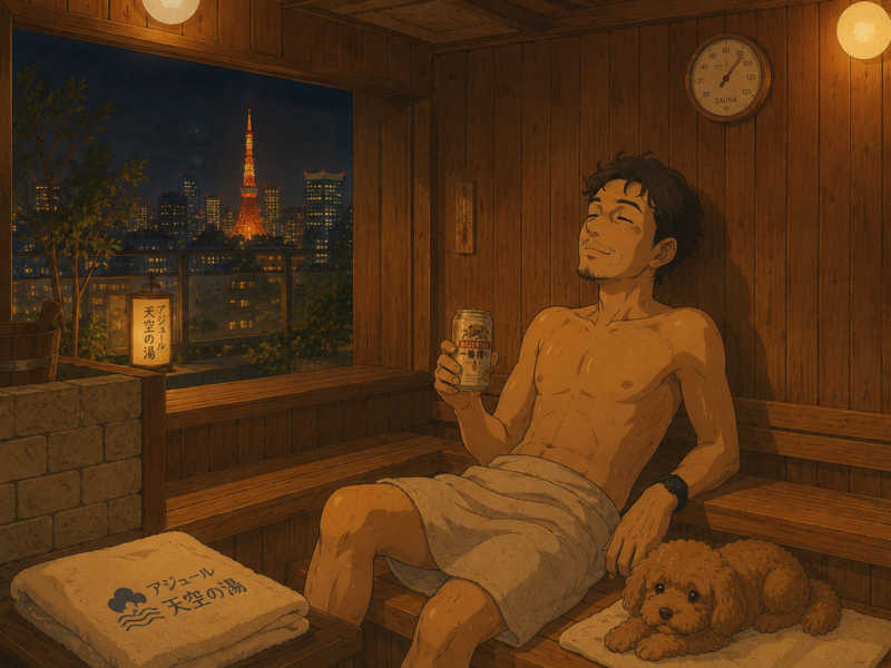 Saoriさんのアジュール竹芝 天空の湯のサ活写真