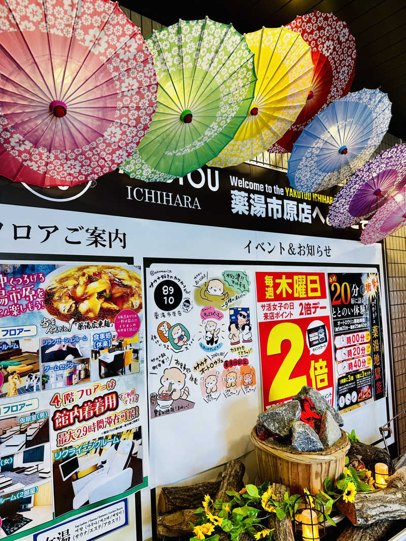 yu1roさんの薬湯市原店のサ活写真